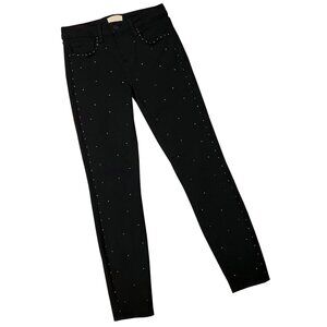 Constellation Embellished Women's Black Denims
